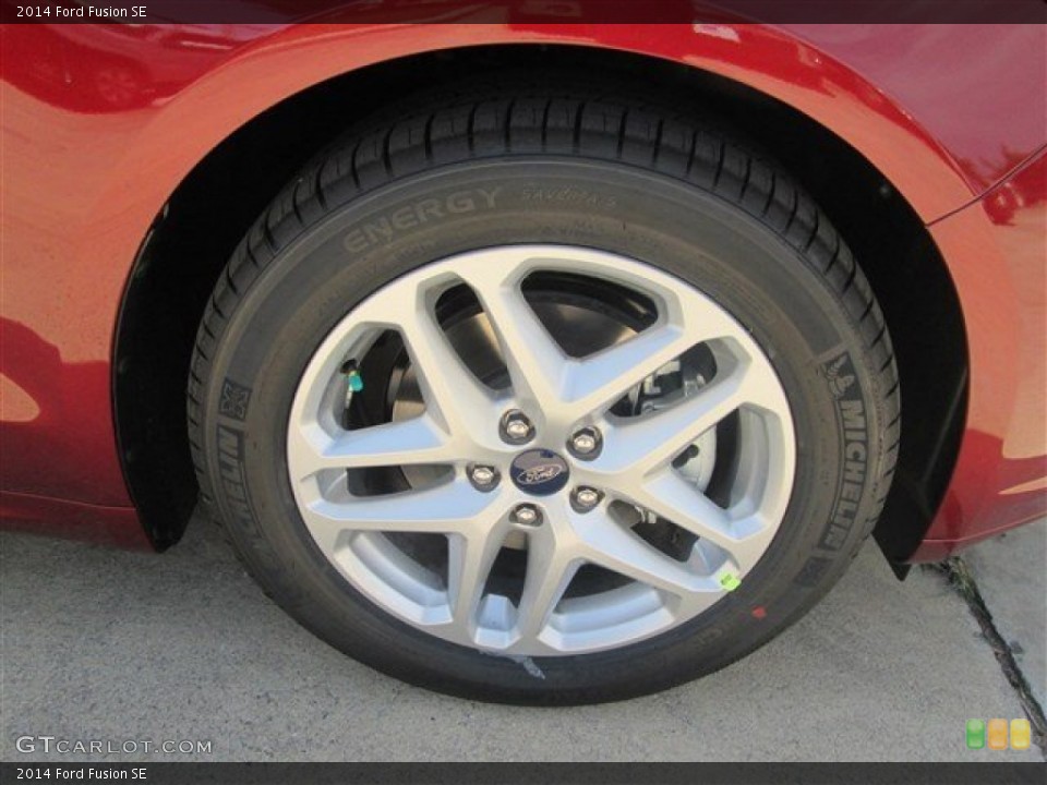 2014 Ford Fusion SE Wheel and Tire Photo #84206691