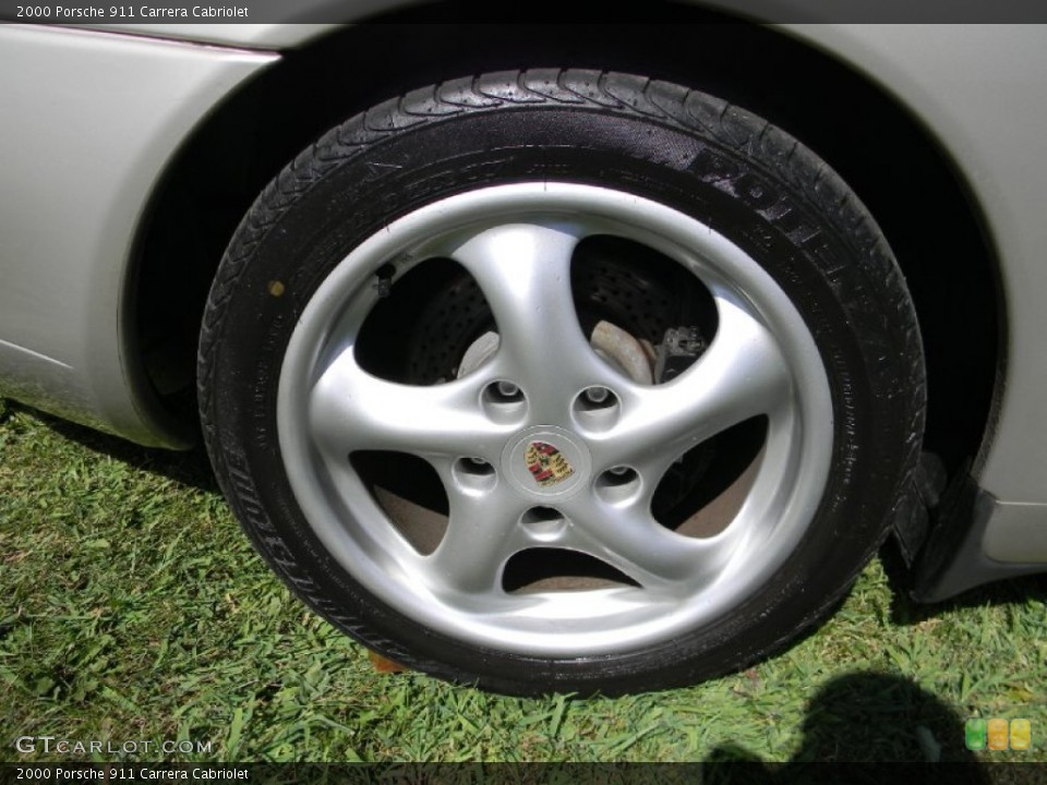 2000 Porsche 911 Carrera Cabriolet Wheel and Tire Photo #84209861
