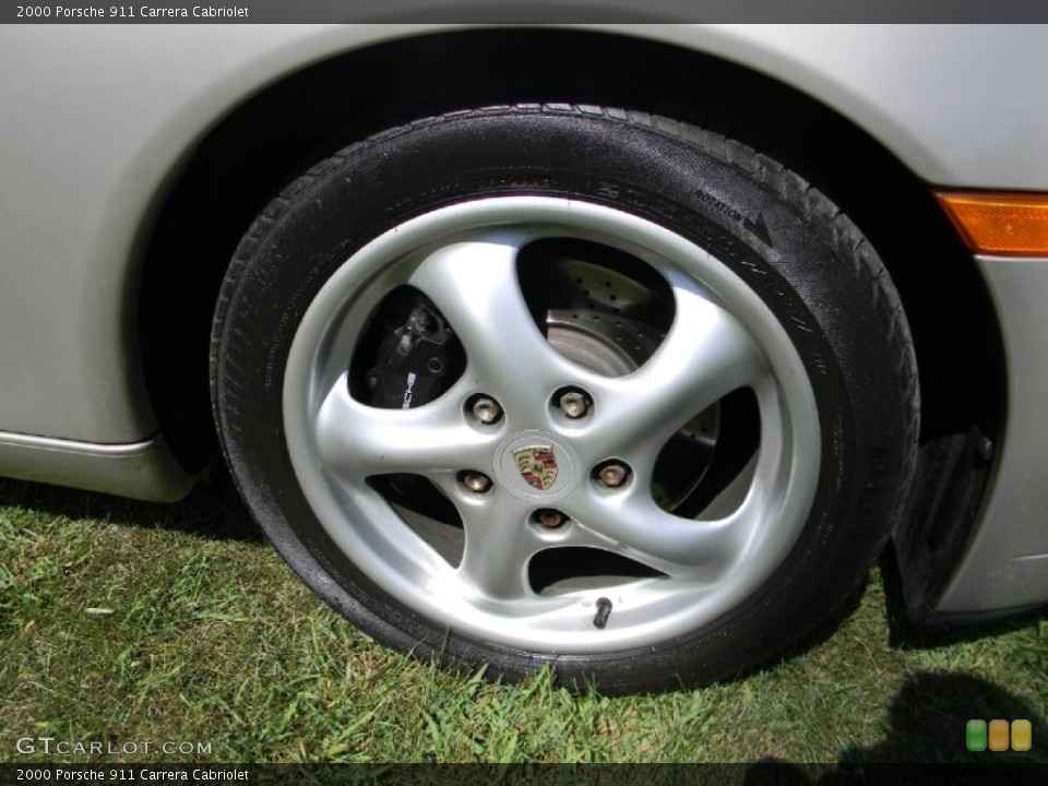 2000 Porsche 911 Carrera Cabriolet Wheel and Tire Photo #84209870