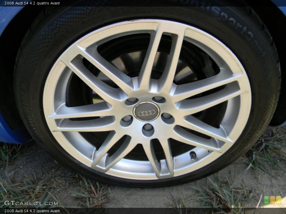 2008 Audi S4 4.2 quattro Avant Wheel and Tire Photo #84210139
