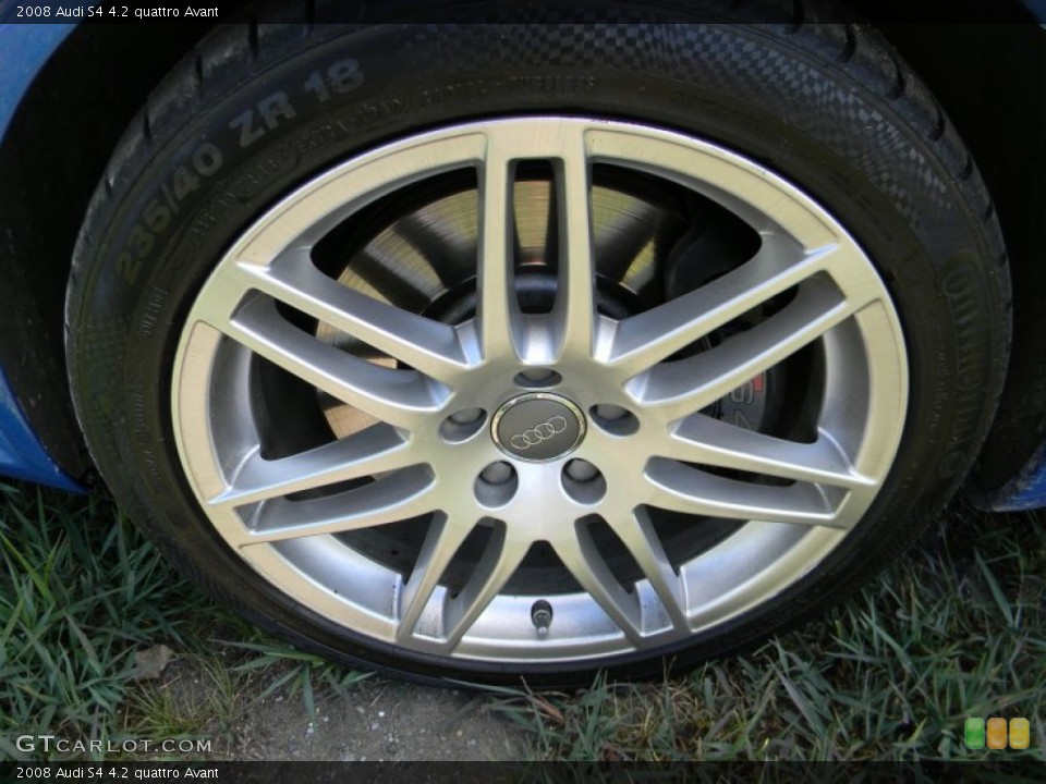 2008 Audi S4 4.2 quattro Avant Wheel and Tire Photo #84210146