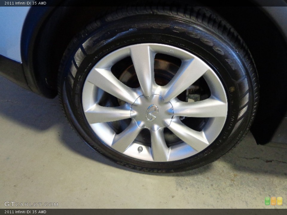 2011 Infiniti EX 35 AWD Wheel and Tire Photo #84215171