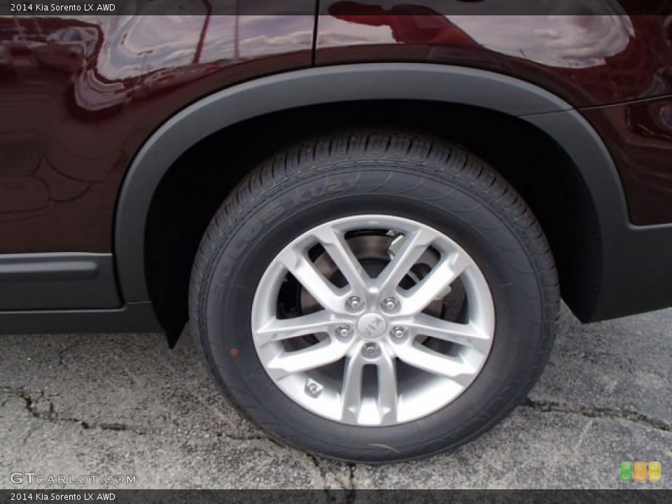 2014 Kia Sorento LX AWD Wheel and Tire Photo #84220013