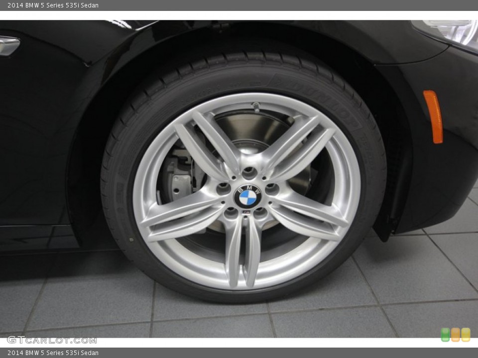 2014 BMW 5 Series 535i Sedan Wheel and Tire Photo #84221477