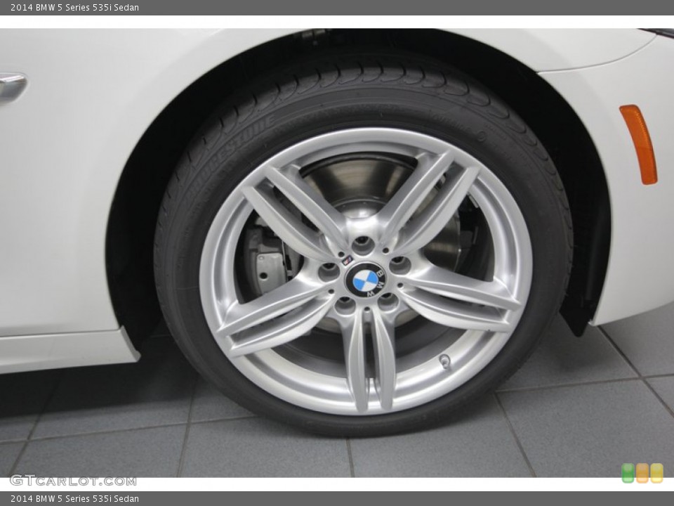 2014 BMW 5 Series 535i Sedan Wheel and Tire Photo #84223188
