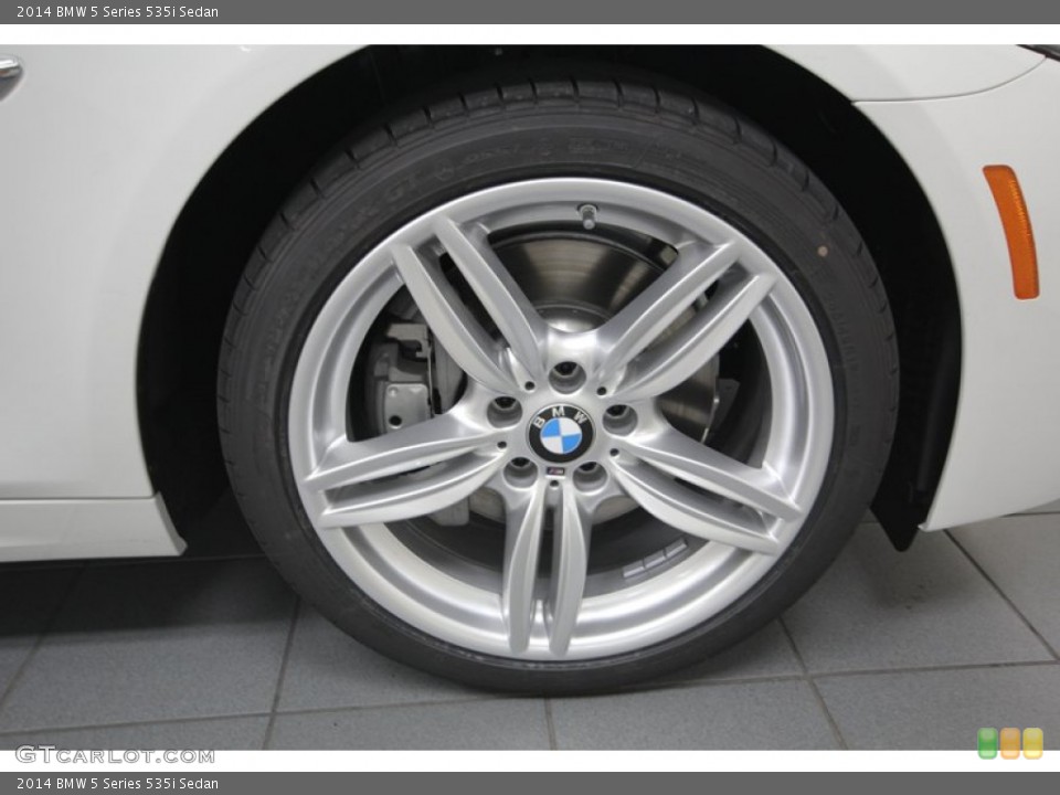 2014 BMW 5 Series 535i Sedan Wheel and Tire Photo #84224045