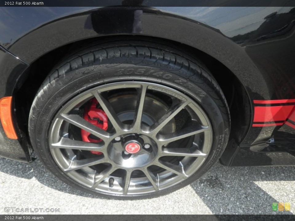 2012 Fiat 500 Abarth Wheel and Tire Photo #84224444