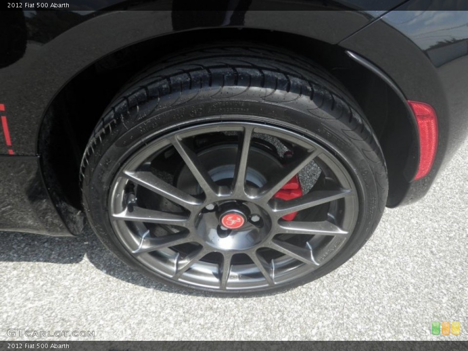 2012 Fiat 500 Abarth Wheel and Tire Photo #84224477