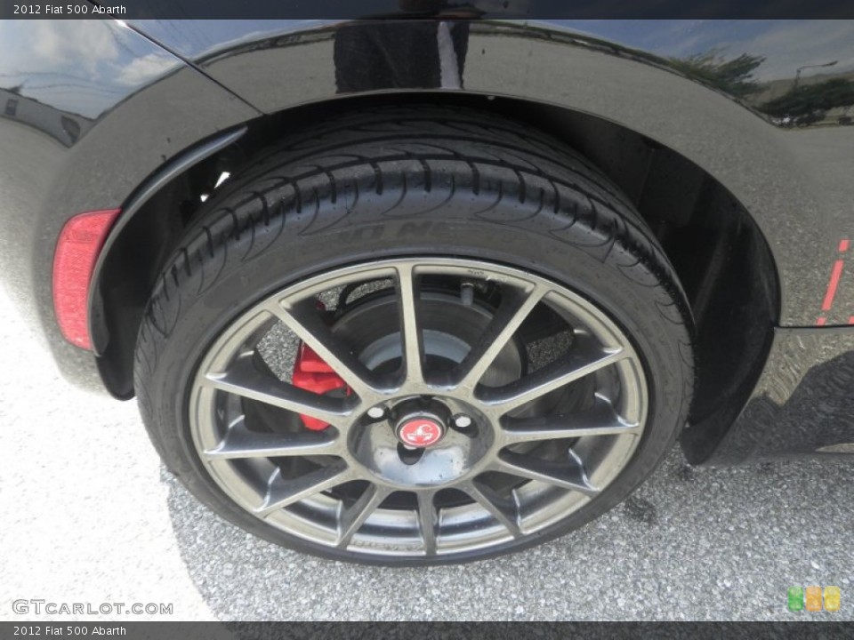 2012 Fiat 500 Abarth Wheel and Tire Photo #84224501
