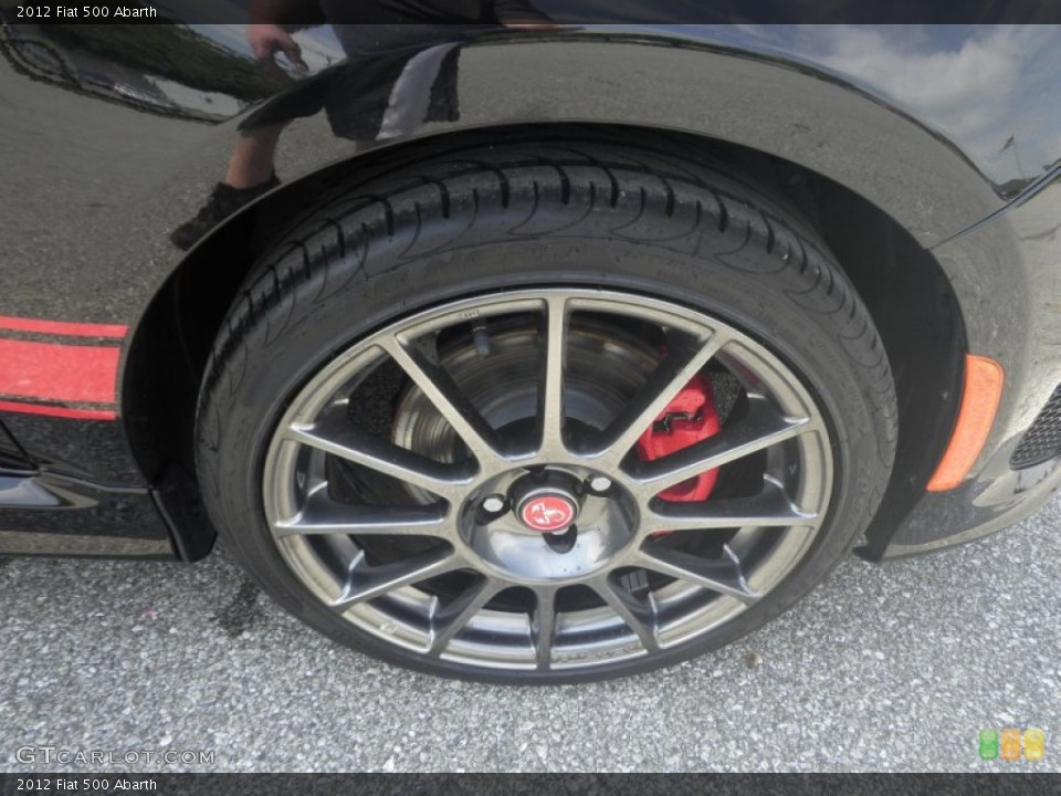 2012 Fiat 500 Abarth Wheel and Tire Photo #84224534