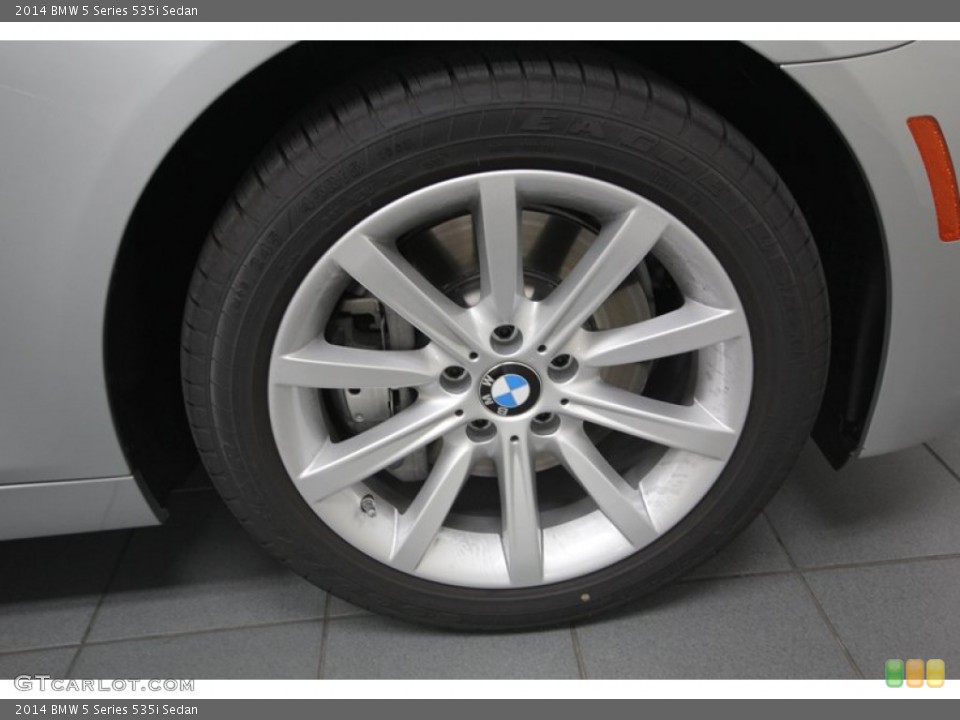 2014 BMW 5 Series 535i Sedan Wheel and Tire Photo #84224870