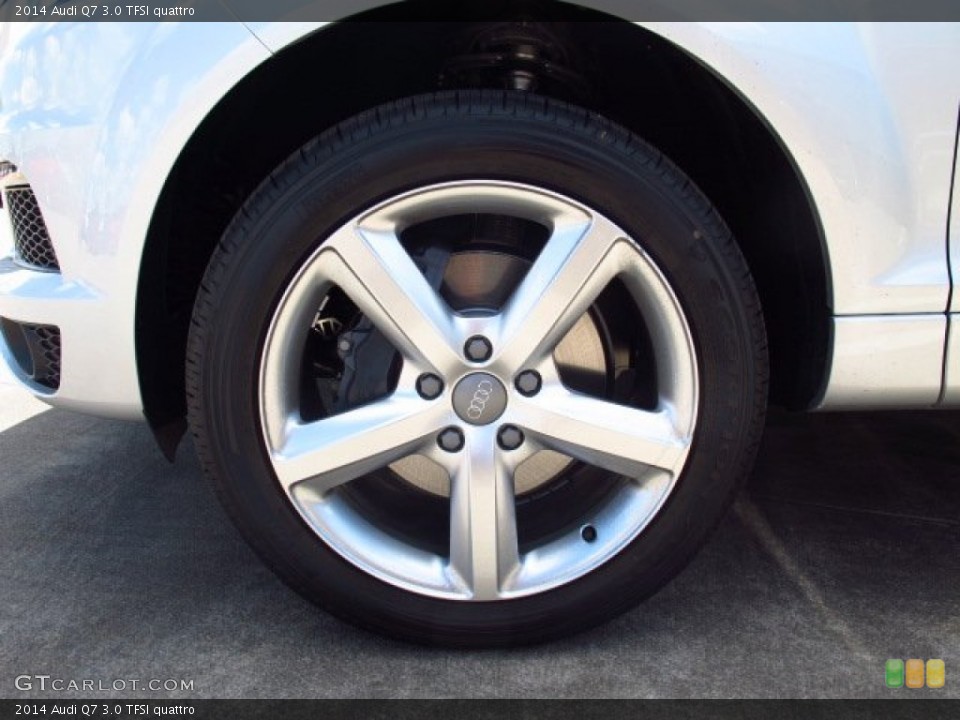 2014 Audi Q7 3.0 TFSI quattro Wheel and Tire Photo #84225623