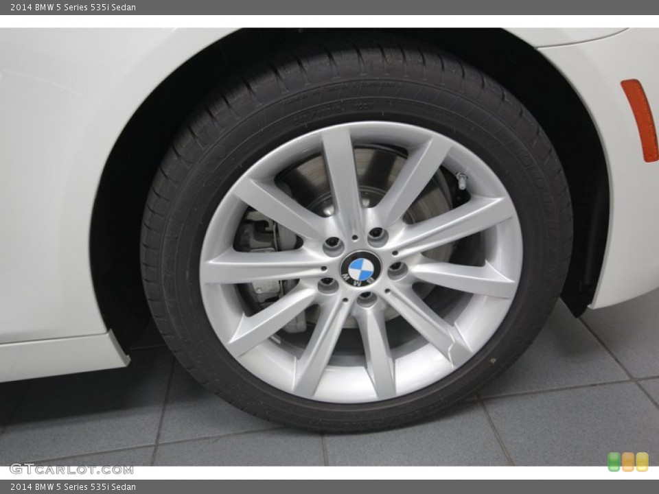 2014 BMW 5 Series 535i Sedan Wheel and Tire Photo #84225665