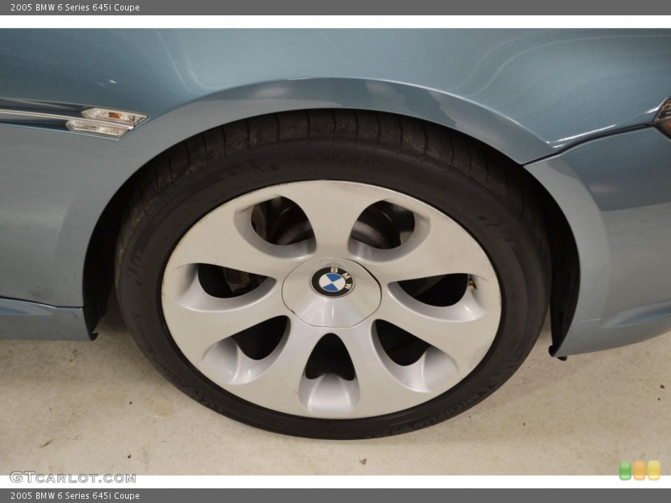 2005 BMW 6 Series 645i Coupe Wheel and Tire Photo #84237137