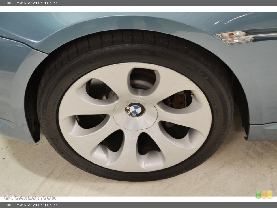 2005 BMW 6 Series 645i Coupe Wheel and Tire Photo #84237332