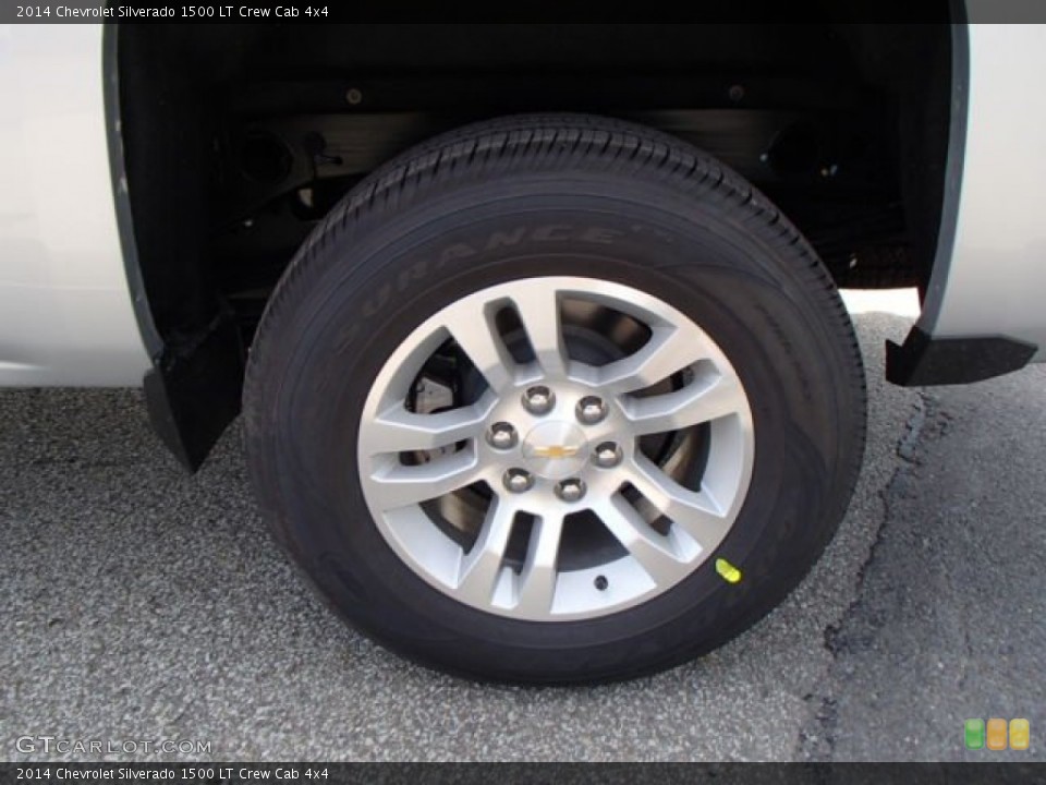 2014 Chevrolet Silverado 1500 LT Crew Cab 4x4 Wheel and Tire Photo #84242744
