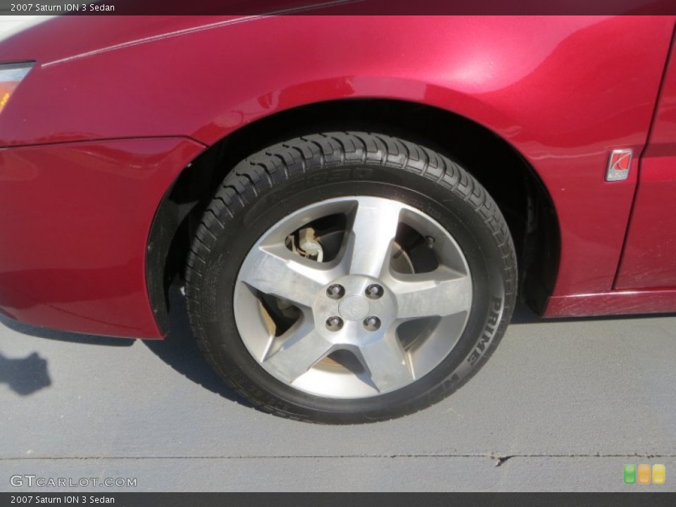 2007 Saturn ION 3 Sedan Wheel and Tire Photo #84244475