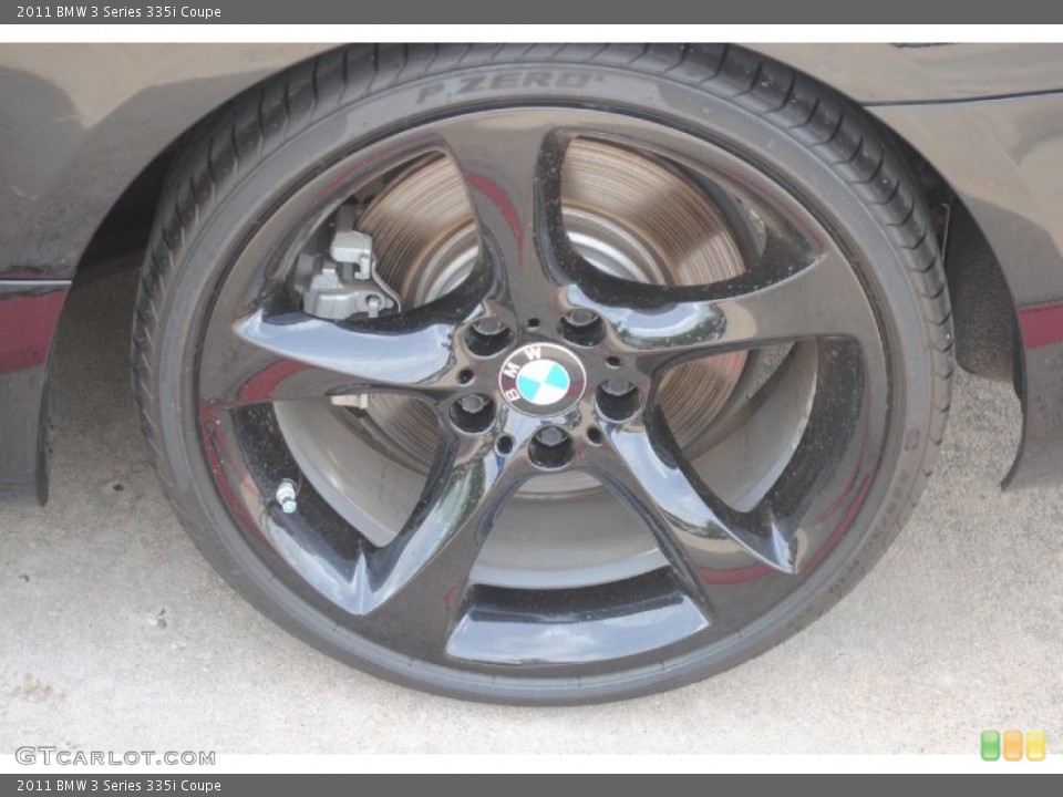 2011 BMW 3 Series 335i Coupe Wheel and Tire Photo #84244619