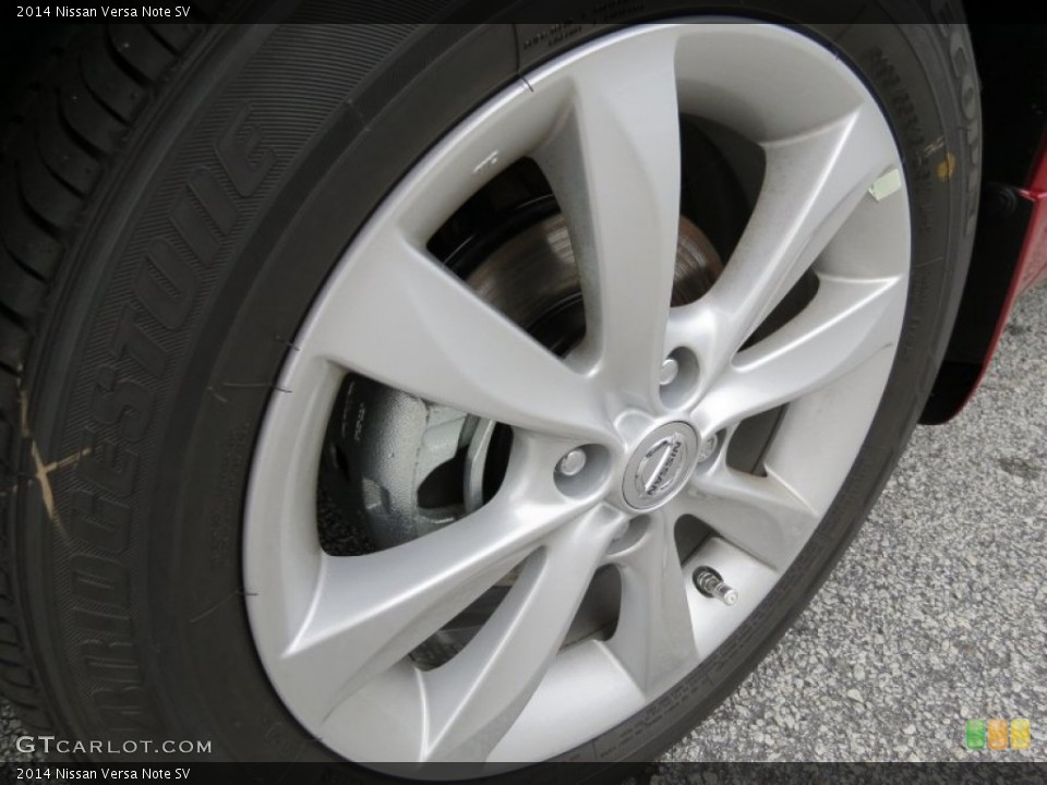 2014 Nissan Versa Note SV Wheel and Tire Photo #84250169