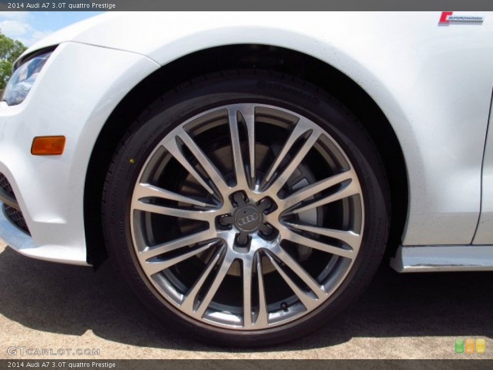2014 Audi A7 3.0T quattro Prestige Wheel and Tire Photo #84258727