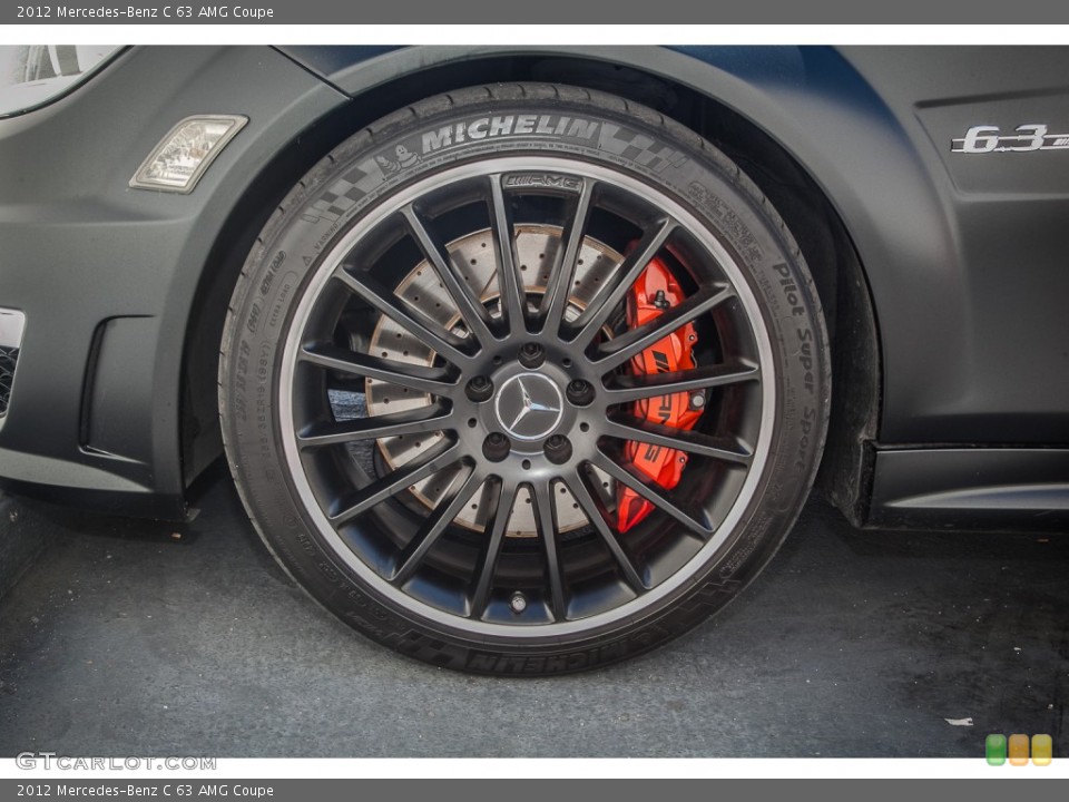 2012 Mercedes-Benz C 63 AMG Coupe Wheel and Tire Photo #84262719