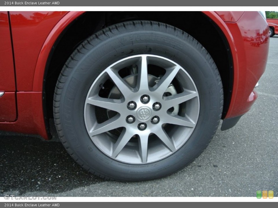 2014 Buick Enclave Leather AWD Wheel and Tire Photo #84267031