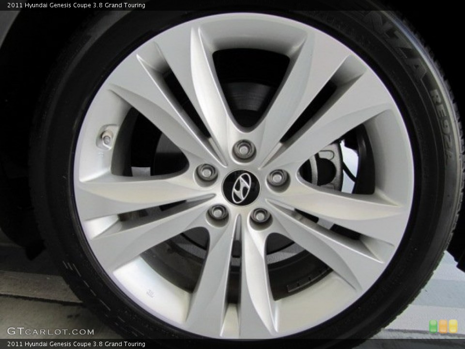 2011 Hyundai Genesis Coupe 3.8 Grand Touring Wheel and Tire Photo #84301920