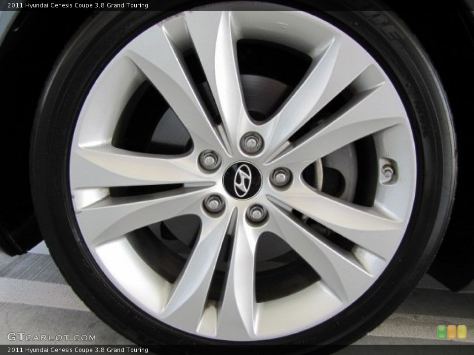 2011 Hyundai Genesis Coupe 3.8 Grand Touring Wheel and Tire Photo #84301941