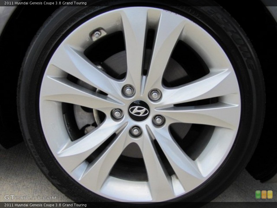 2011 Hyundai Genesis Coupe 3.8 Grand Touring Wheel and Tire Photo #84301983