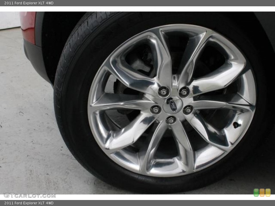 2011 Ford Explorer XLT 4WD Wheel and Tire Photo #84309352