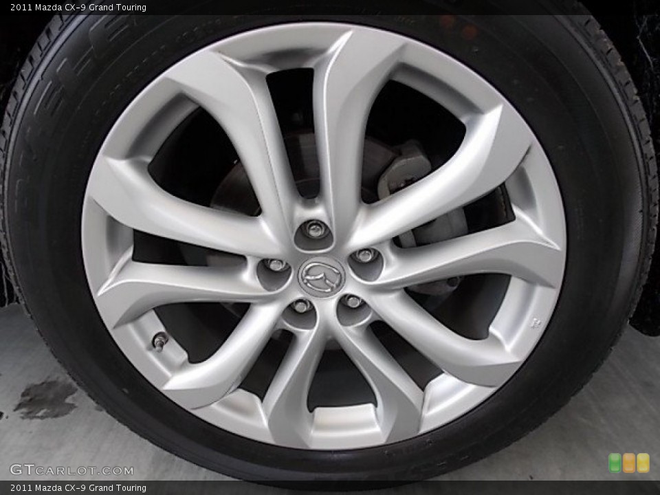 2011 Mazda CX-9 Grand Touring Wheel and Tire Photo #84316431