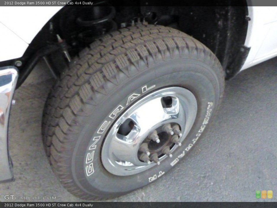 2012 Dodge Ram 3500 HD ST Crew Cab 4x4 Dually Wheel and Tire Photo #84323814