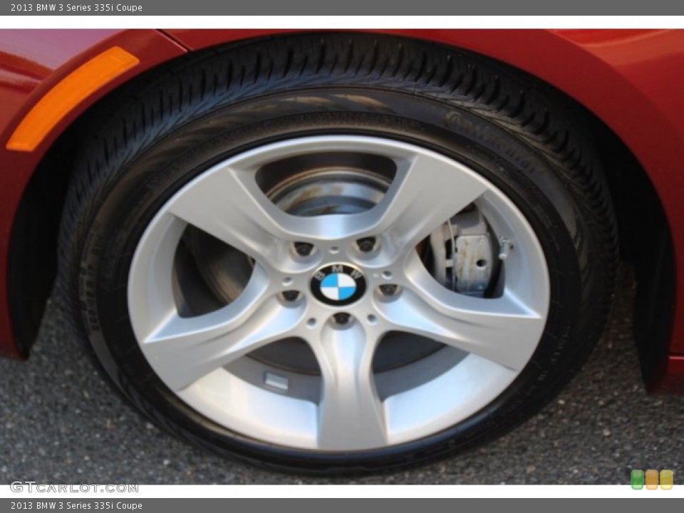 2013 BMW 3 Series 335i Coupe Wheel and Tire Photo #84330606