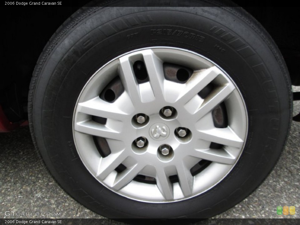 2006 Dodge Grand Caravan SE Wheel and Tire Photo #84335970