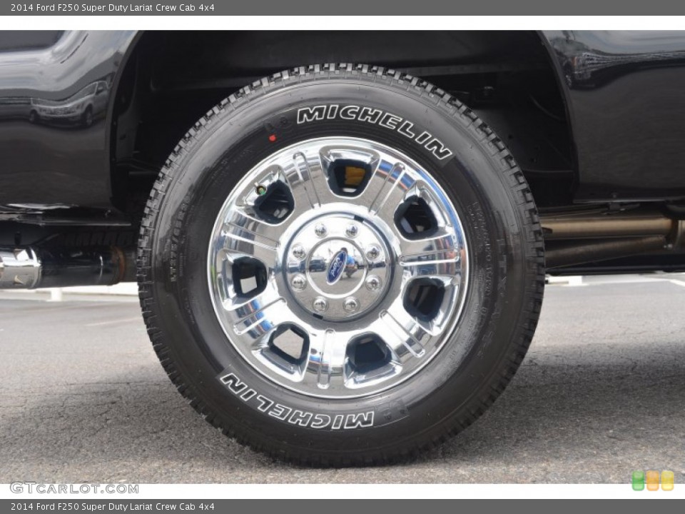 2014 Ford F250 Super Duty Lariat Crew Cab 4x4 Wheel and Tire Photo #84341211