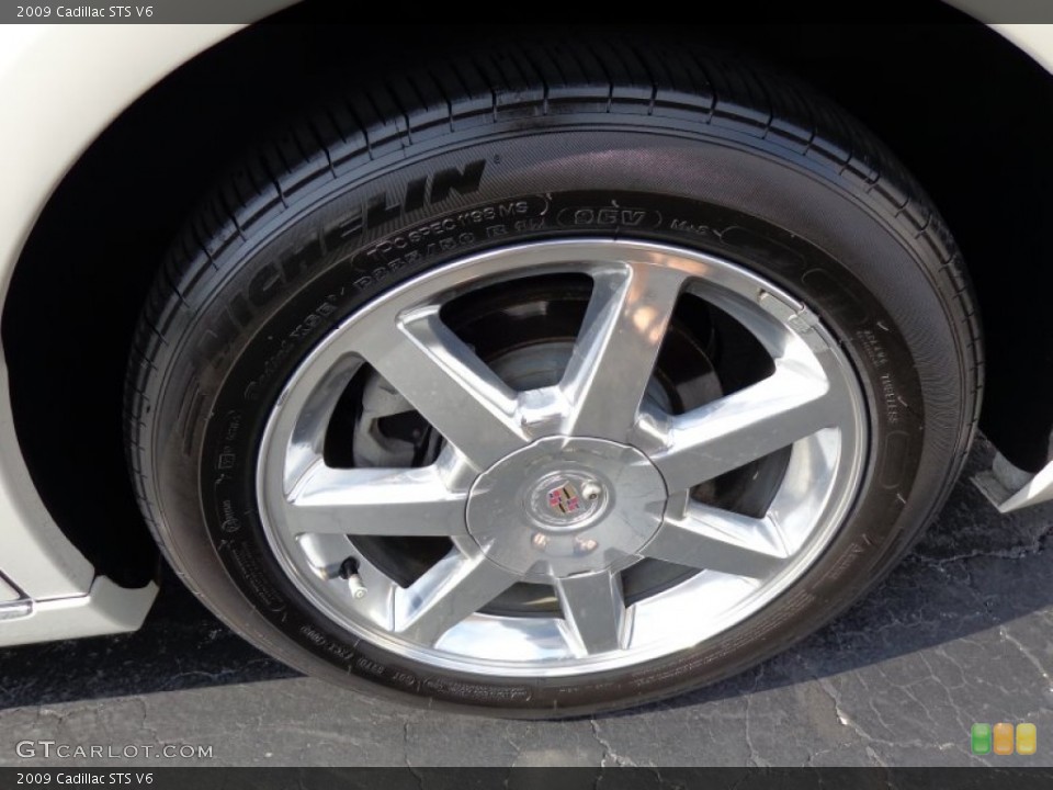 2009 Cadillac STS V6 Wheel and Tire Photo #84346053