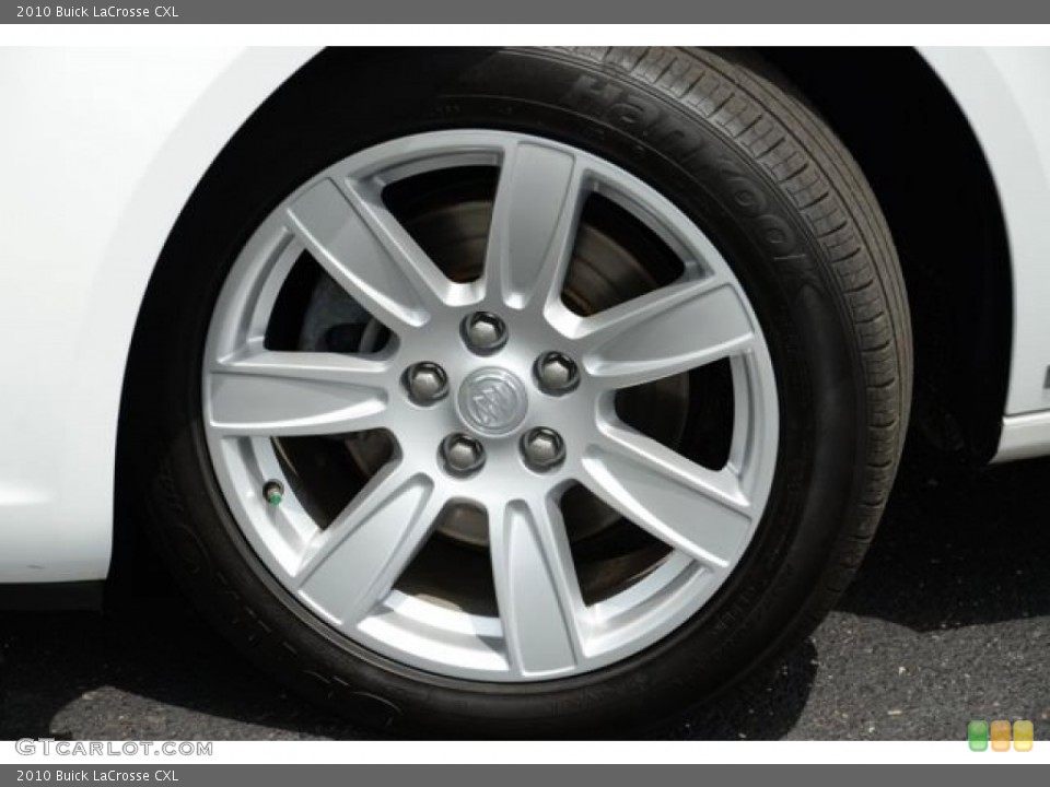 2010 Buick LaCrosse CXL Wheel and Tire Photo #84352402