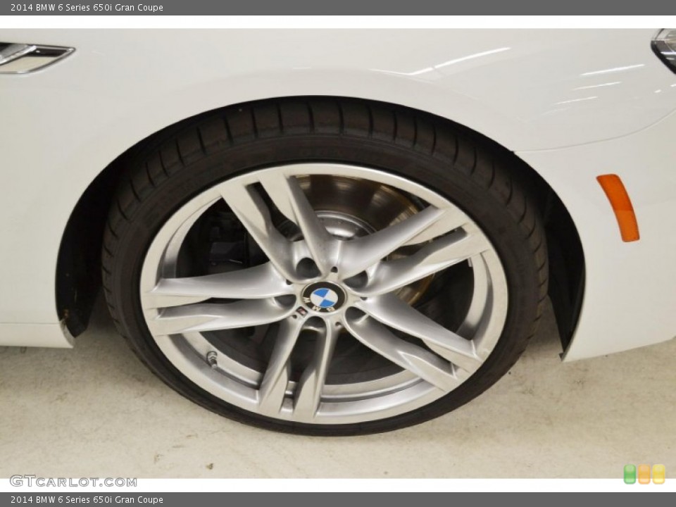 2014 BMW 6 Series 650i Gran Coupe Wheel and Tire Photo #84354837