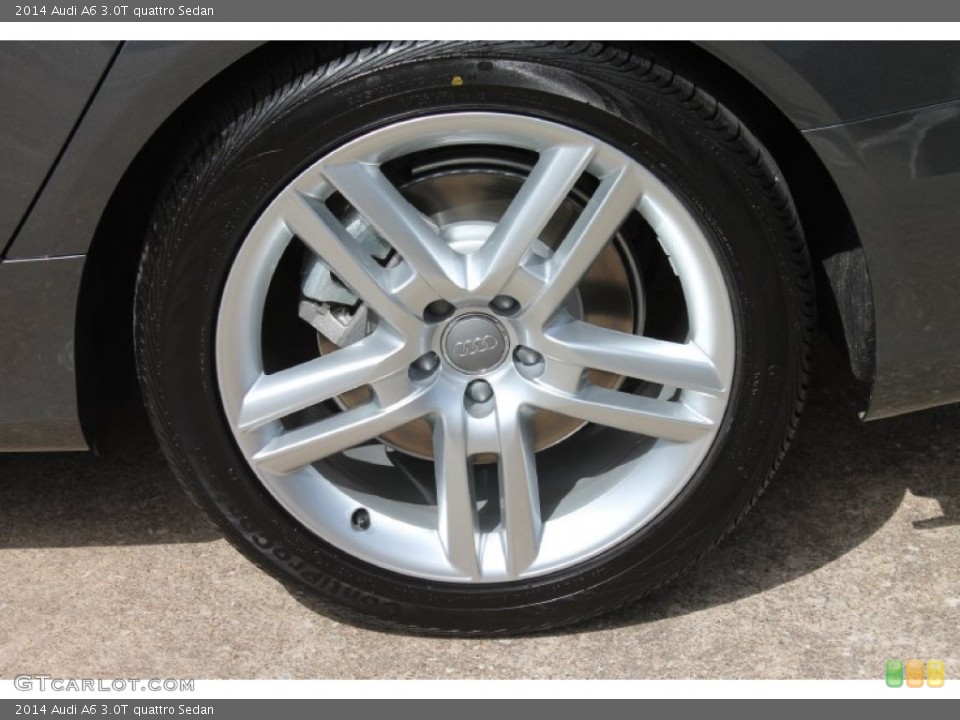 2014 Audi A6 3.0T quattro Sedan Wheel and Tire Photo #84358440