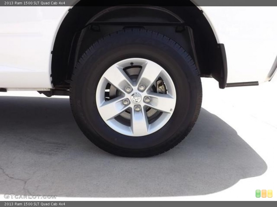 2013 Ram 1500 SLT Quad Cab 4x4 Wheel and Tire Photo #84358632