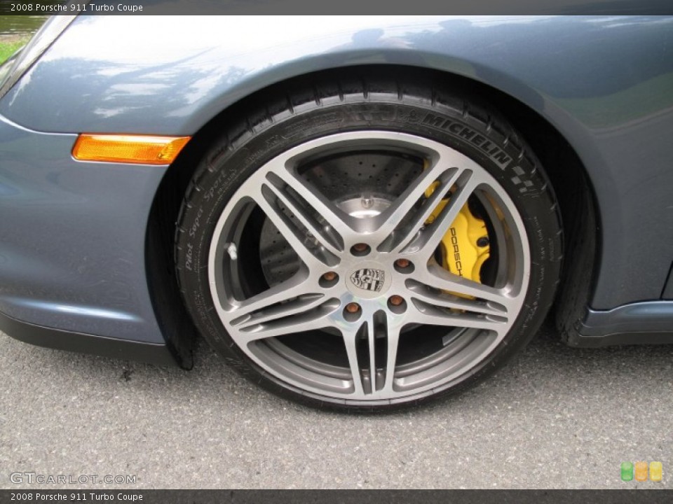 2008 Porsche 911 Turbo Coupe Wheel and Tire Photo #84363087