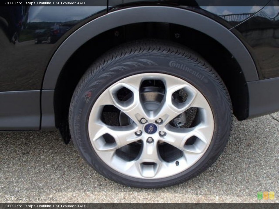 2014 Ford Escape Titanium 1.6L EcoBoost 4WD Wheel and Tire Photo #84365877