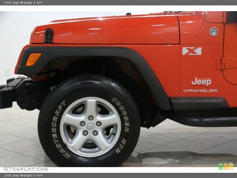 2006 Jeep Wrangler X 4x4 Wheel and Tire Photo #84368838