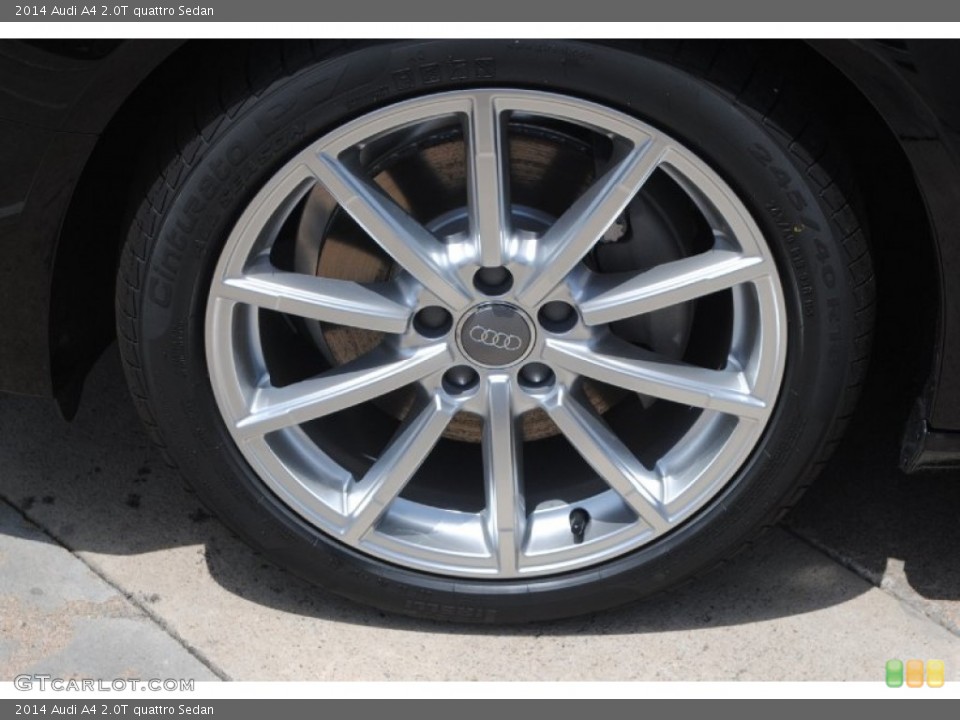 2014 Audi A4 2.0T quattro Sedan Wheel and Tire Photo #84381705