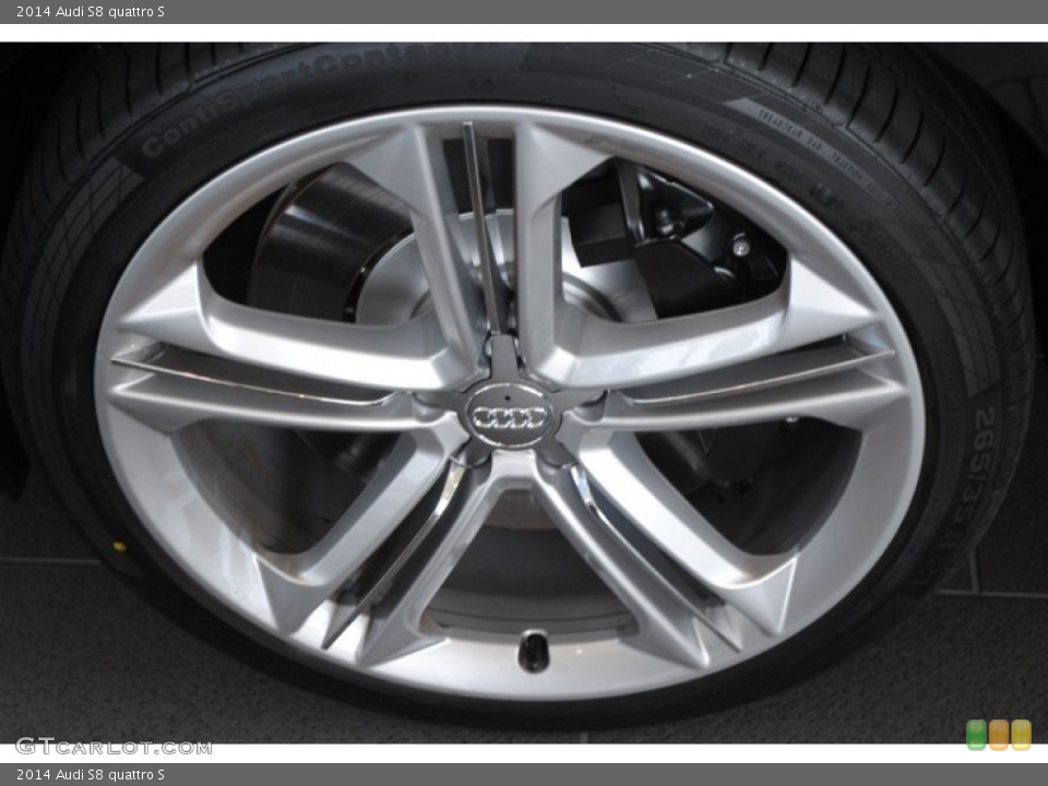 2014 Audi S8 quattro S Wheel and Tire Photo #84383163