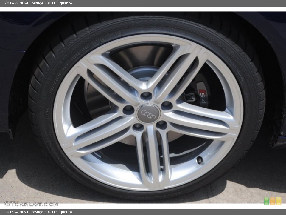 2014 Audi S4 Prestige 3.0 TFSI quattro Wheel and Tire Photo #84386622
