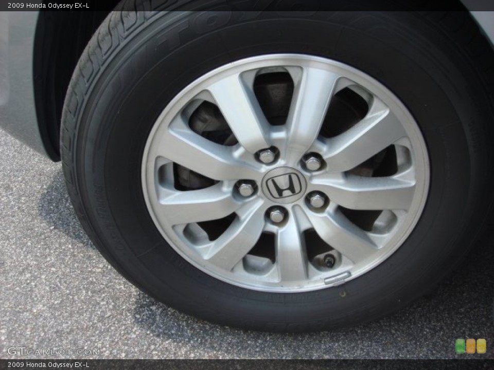 2009 Honda Odyssey EX-L Wheel and Tire Photo #84386880