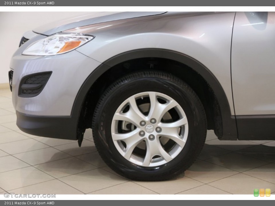 2011 Mazda CX-9 Sport AWD Wheel and Tire Photo #84389169