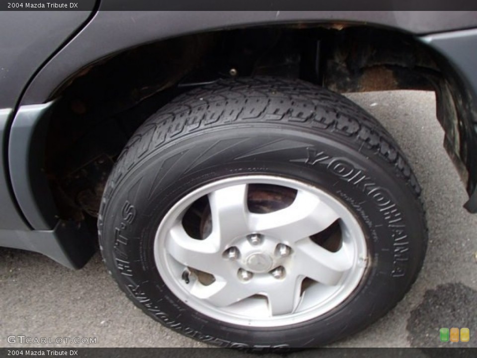 2004 Mazda Tribute DX Wheel and Tire Photo #84389229
