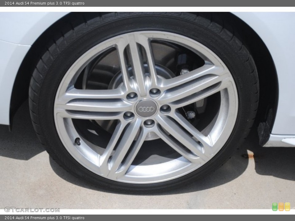 2014 Audi S4 Premium plus 3.0 TFSI quattro Wheel and Tire Photo #84390861